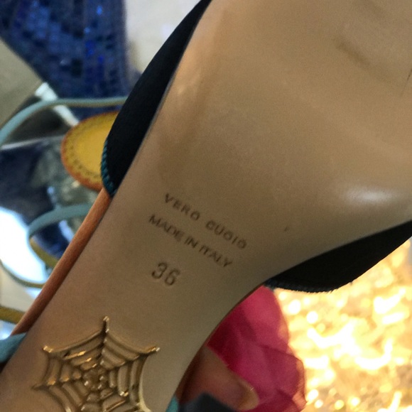 CHARLOTTE OLYMPIA Amphora Rosette T-Strap Pumps - Picture 4 of 4